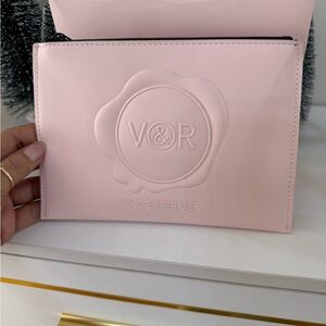 Viktor & Rolf Pink Medium Pouch Cosmetic Bag New In Box